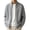 Gray, variant on Casual Cable Knit Cardigans for Men Zip Up Mock Neck Long Sleeve Outdoor Jacket