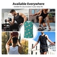 thumbnail image 7 of Bixox Men's Starfish and Shell Printed Shirt Sleeveless Fitness Tank Top-Large, 7 of 7