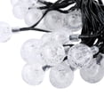 thumbnail image 5 of Zerone Solar Powered 30LED Globe Balls String Lights Waterproof Outdoor String Lights Home Garden Yard Festival Party Lamp Decoration,Warm White/Colorful, 5 of 10