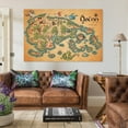 thumbnail image 3 of The Hoenn Region Map With The Middle Earth Style Poster Decorative Painting Canvas Wall Art Living Room Posters Bedroom Painting,Unframe-style,16x24inch(40x60cm), 3 of 8