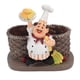 thumbnail image 1 of Soporte Para Estatura De Chef, Base Gruesa, Resina Sintética, Decoración De Chef, Resistente Al Desgaste, Con 2 Botellas De Salsa De Vidrio Para El Hogar, 1 of 7