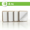 thumbnail image 3 of Super Sliders 2-1/2 inch Self-Stick Square Furniture Sliders, Beige, 4 Pack, 3 of 7