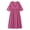 Hot Pink#womens patchwork lace dress, variant on Moxiu Womens Cotton Maxi Dress Plus Size Summer 3/4 Sleeve Lace Patch Lounge Dresses 2026 Elegant Boho Beach Vacation Sundress White,XXXL