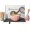 Pink, variant on 8 Pcs Complete Matcha Tea Set with Spout Bowl & Smooth-Flow Falcon Beak Design – Includes Whisk, Sifter, Scoop, Holder, Towel & Stainless Steel Tools, Mottled Green Ceramic, Flat Stable Base(Pink)