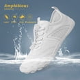 thumbnail image 3 of Hiking Barefoot Shoes for Women Men Non-Slip & Breathable Athletic Barefoot Wide Toe Water Shoes Lightweight Perfect for Walking,Running,and Swimming white 38, 3 of 5