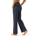 thumbnail image 2 of Yoga Pants Women Wide Leg Work Pants with Pockets Stretch High Waist Dress Casual Sweatpants Iron Grey XXXL, 2 of 6