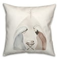 thumbnail image 2 of Creative Products Watercolor Nativity 16 x 16 Spun Poly Pillow, 2 of 3
