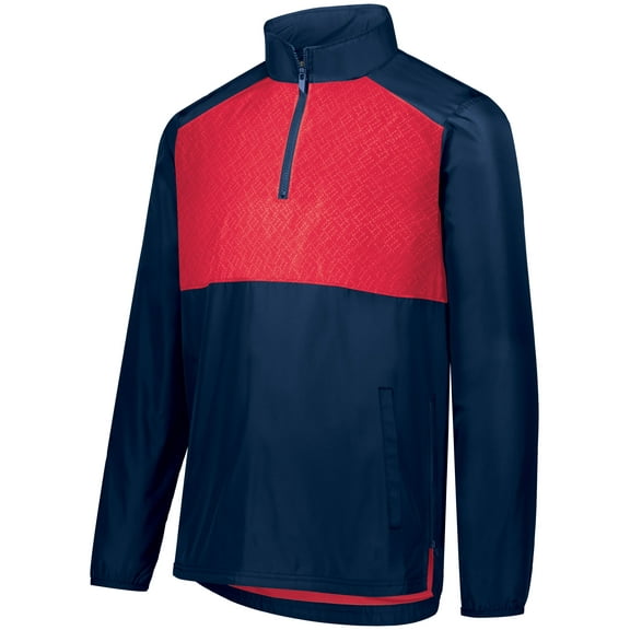 Holloway Sportswear XL SeriesX Pullover Navy/Scarlet 229533