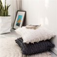 thumbnail image 4 of stanreset Tassels Square Pillow Case Textured Cushion Decorative Cover for Car Home, 4 of 5