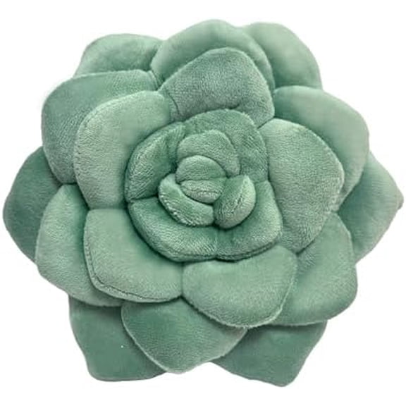 Plant-Inspired Pillow - Hand-Stitched Plush Decorative Throw Pillow, 3D Flower Plant Cushion, Plush Pillows for Bedroom, Living Room, and Home Decoration, 25cm/9.8in
