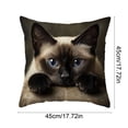 thumbnail image 3 of Cute Quadruped Patterns Cushion Cover Soft Throw Pillowcase Removable And Washable Pillowcase For Sofa And Chair Ideal Choice For Summer Sofa And Bedroom Decor, 3 of 6
