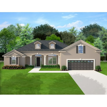 556-2909: Craftsman Luxury 5 Bed, 4 Bath Luxury Home Plan, 2909 Sq Ft: Full Blueprints with License to Build by Home Plan Marketplace - Lesuto