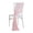 Light Pink, variant on 10/50 pcs as Chiffon Chair Sashes Wedding Chair Decoration for Aisle Party Banquet Event,17x275cm long-white