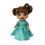Doll Clothes Superstore Mint Green Sparkly Dress For 12 Inch Baby Alive And Little Baby Dolls