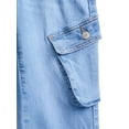 thumbnail image 2 of Gogo Star Girls Oversized Wide Leg Cargo Jeans, Size 5–18, 2 of 3