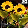 thumbnail image 1 of MesaSe 2PCS Solar Sunflowers Lights Decorative Landscape Light IP65 Waterproof Solar Stake Light for Patio Lawn Yard Pathway Decoration, 1 of 10