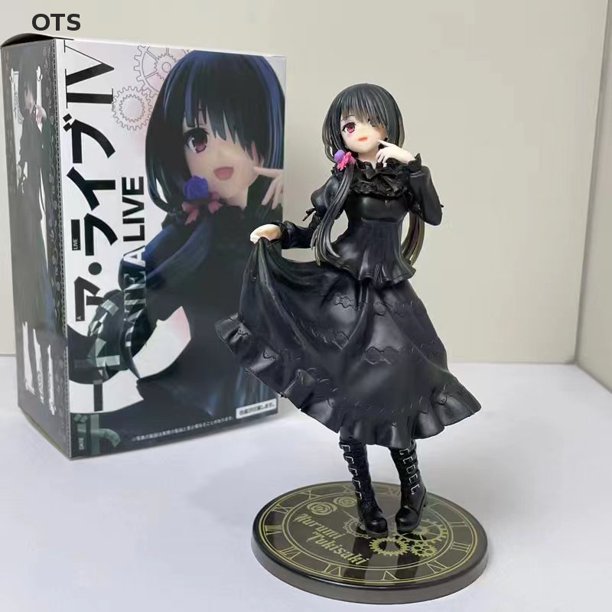 OTS DATE A LIVE FigureTokisaki Kurumi Figura Tokisaki Falda Negra Modelo HP