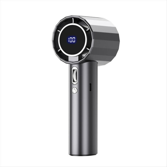 Ventilador de Mano Recargable Tipo C, 100 Velocidades Ajustables, Enfriamiento Rápido, Potente Ventilador Hurricane Ice Sensation para Exteriores.