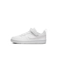 thumbnail image 2 of Nike Court Borough Low Recraft Little Kids' Shoes Color: White Hot Fuchsia Size: 11, 2 of 4