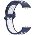thumbnail image 3 of Correa Reloj Deportiva Silicona Ygjytge Bicolor para Galaxy Fit 3 Azul Blanco, 3 of 8