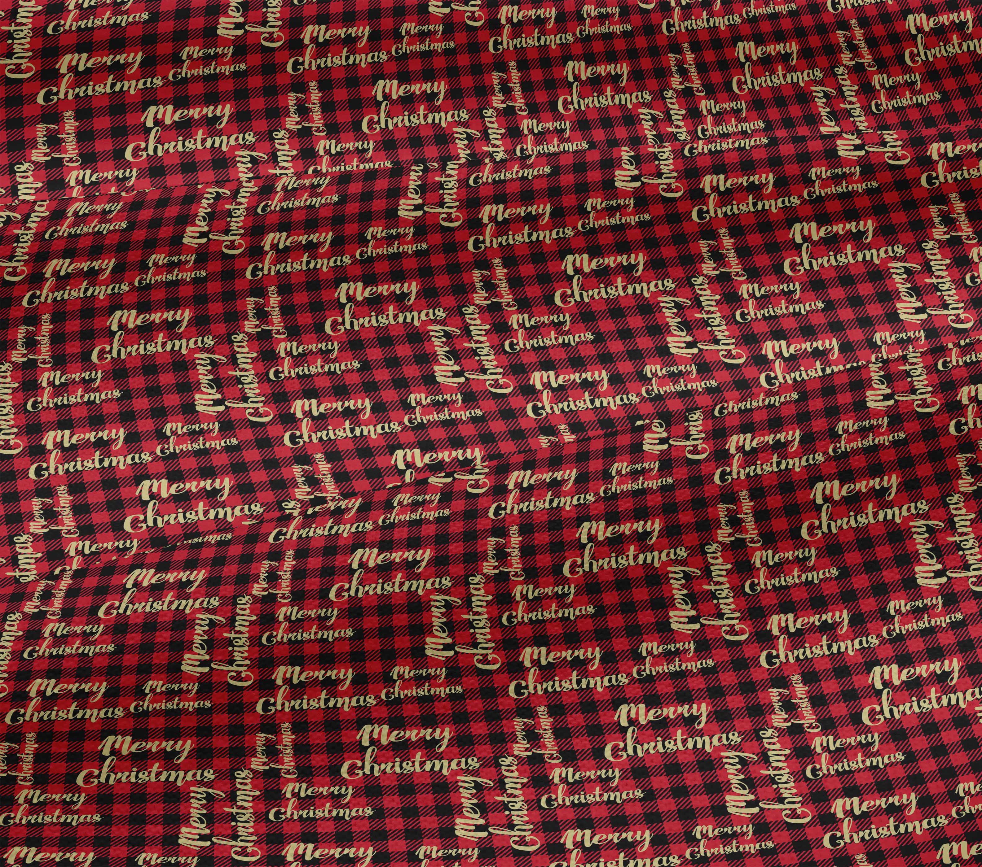 oneOone Cotton Jersey Red Fabric Merry Christmas Sewing Material Print Fabric By The Yard 58 Inch Wide-XDC
