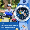 thumbnail image 4 of A ALPS Kids Watch Cartoon Kids Analog Watch for Boys Girls Learning Time Watches with Silicone Band Waterproof Watch Gift for Kids Age 4-12, 4 of 7