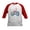 Red/White, variant on CafePress - Video Game Controller With Bunny E Baseball Jersey - Kids Cotton Baseball Jersey, 3/4 Sleeve Shirt