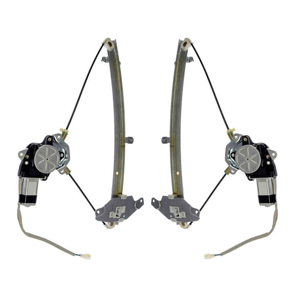 TRQ Power Window Regulators w/ Motor Pair Set for 94-96 Toyota Camry 2 Door WRA50144