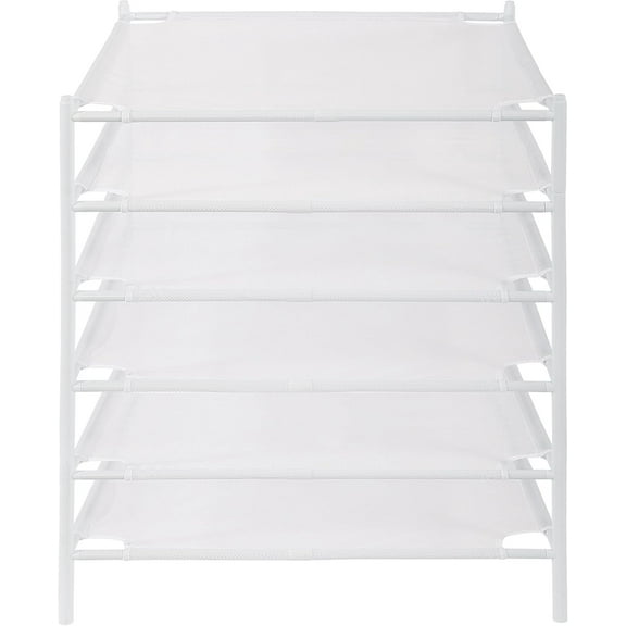 Sweater Drying Rack, 6-Pack Stackable Mesh Clothes Drying Rack, Laundry Drying Rack for Sweaters, Socks, Toys, White