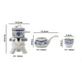 thumbnail image 2 of Tea Set And Kung Fu Tea Set Automatic Teaset Bone China Teapot Chinese Traditional Tea Set Large Capacity Tea Cup Set, 2 of 8