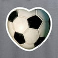 thumbnail image 3 of CafePress - Soccer Love Zip Hoodie - Zip Hoodie, Classic Hooded Sweatshirt with Metal Zipper, 3 of 4