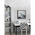thumbnail image 4 of Parvez Taj "Black and White Smudges" Framed Painting Print, 4 of 6