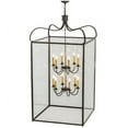 thumbnail image 5 of Meyda 162296 30 in. Square Rennes 12 Light Pendant, Timeless Bronze & Clear Glass, 5 of 5