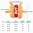 thumbnail image 3 of Hot Dog Pet Costume Clothes Cute Cat Puppy Outfit Mustard Cosplay Clothes Dogs Fancy Dress Halloween Party Decorations, 3 of 4