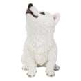 thumbnail image 3 of Hi Line 10” Howling American Eskimo Puppy Garden Statue, Intricate Details, 3 of 7