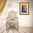 thumbnail image 3 of Sebille, Albert 23x32 Gold Ornate Wood Framed with Double Matting Museum Art Print Titled - Transatlantique-French Line / Paris-Havre-New York, 3 of 4