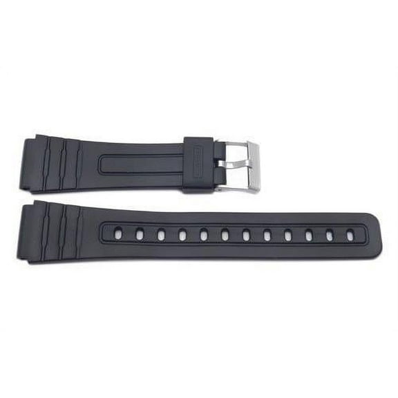 Casio Style Replacement 18mm Black Watch Strap