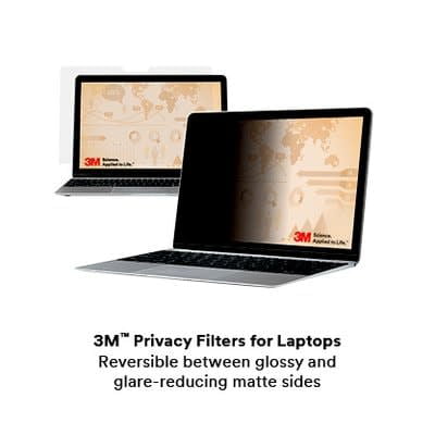 NEW! 3M PF14.1 Notebook and LCD Monitor 14.1in Privacy Filter Black Widescreen 