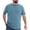 Light Blue, variant on Zimjoy Big and Tall Men's Short Sleeve Tees Plus Size Tshirts Crew Neck Loose Solid Color Summer Casual Basic Tops White L