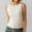 White, variant on SNKSDGM Fourth of July Womens White Tank Top Women's Plus Backless Tank Tops for Women Womens Solid Color Round Neck Sleeveless Ribbed T Shirt Basic Layering Top