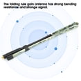 thumbnail image 4 of Two Outdoor Two  Way  Portable  Folding Rule Soft Antenna SMA Female Connector, 4 of 8