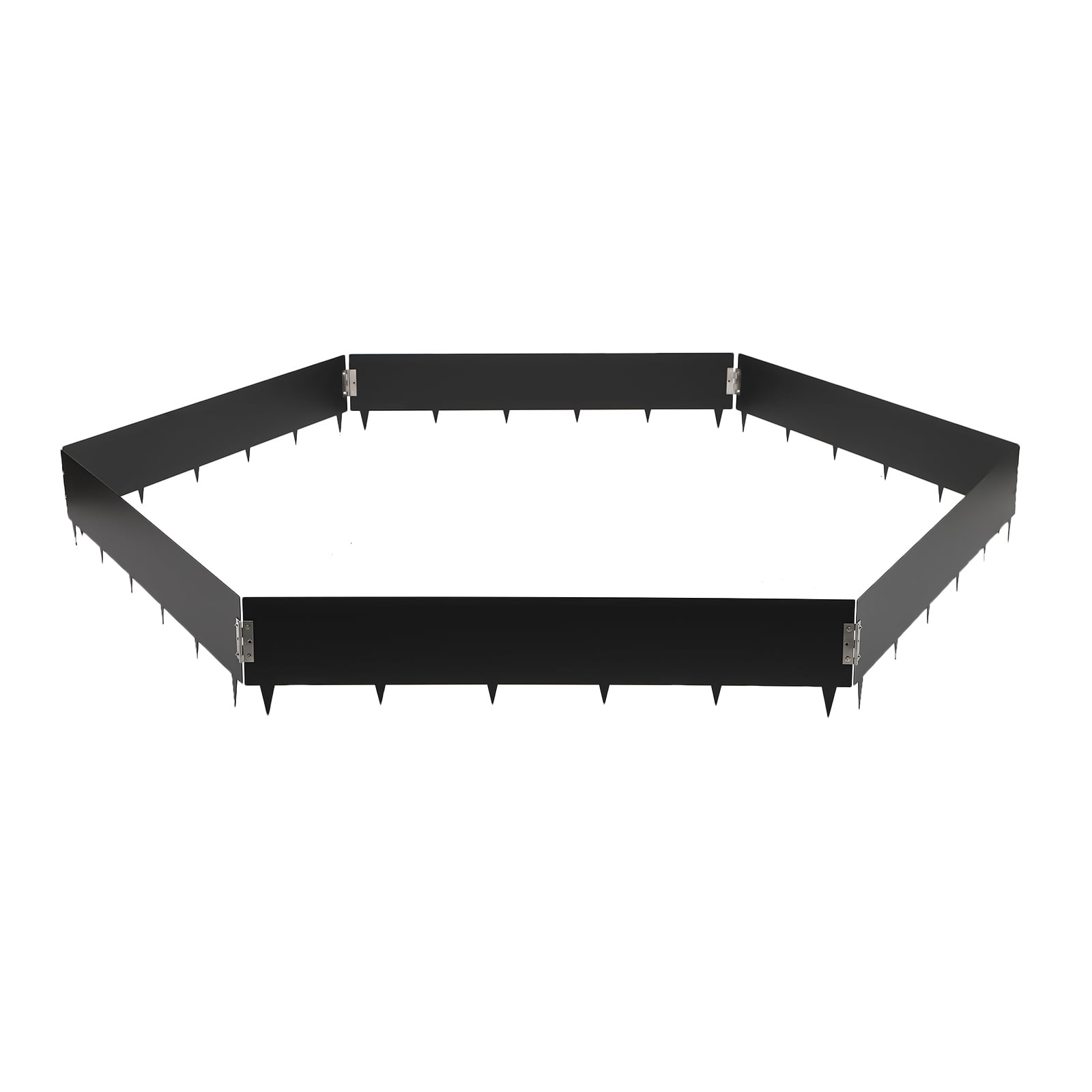 Wildnix Landscape Edging Set of 6, 40in Length, Steel Construction, Effective Weed Barrier, Easy Installation, Durable for Garden Design