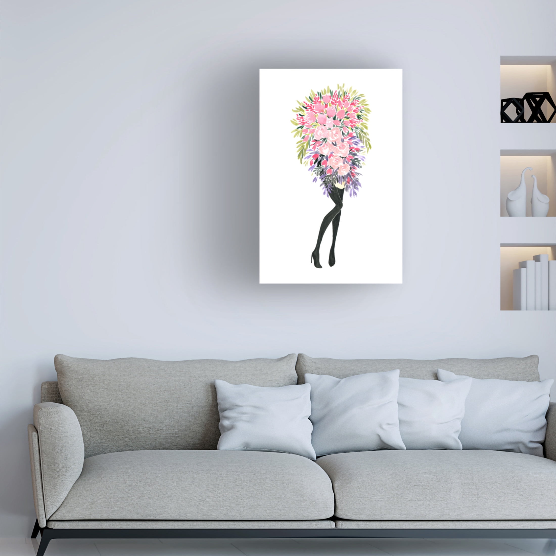Trademark Fine Art Rosana Laiz Blursbyai Miss bouquet II Canvas Wall Art