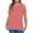 Pink, variant on Qingpeng Girls Short Sleeve T Shirts Cute Crew Neck Off Shoulder Tee Top 5-14 Years
