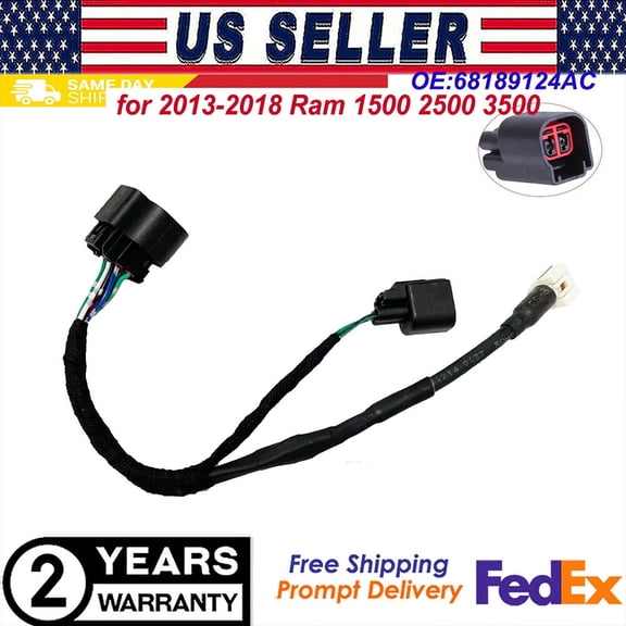 Pack of 1 Fit For Dodge Ram 1500 2500 350 Rear Camera Wiring Harness 68189124AC