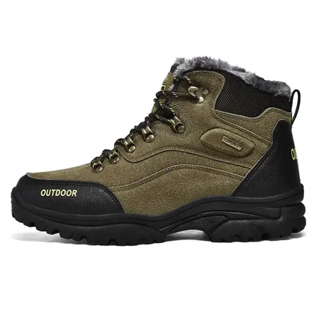 

Men‘s Warm Lined Fleece Hiking Shoes Snow Boots