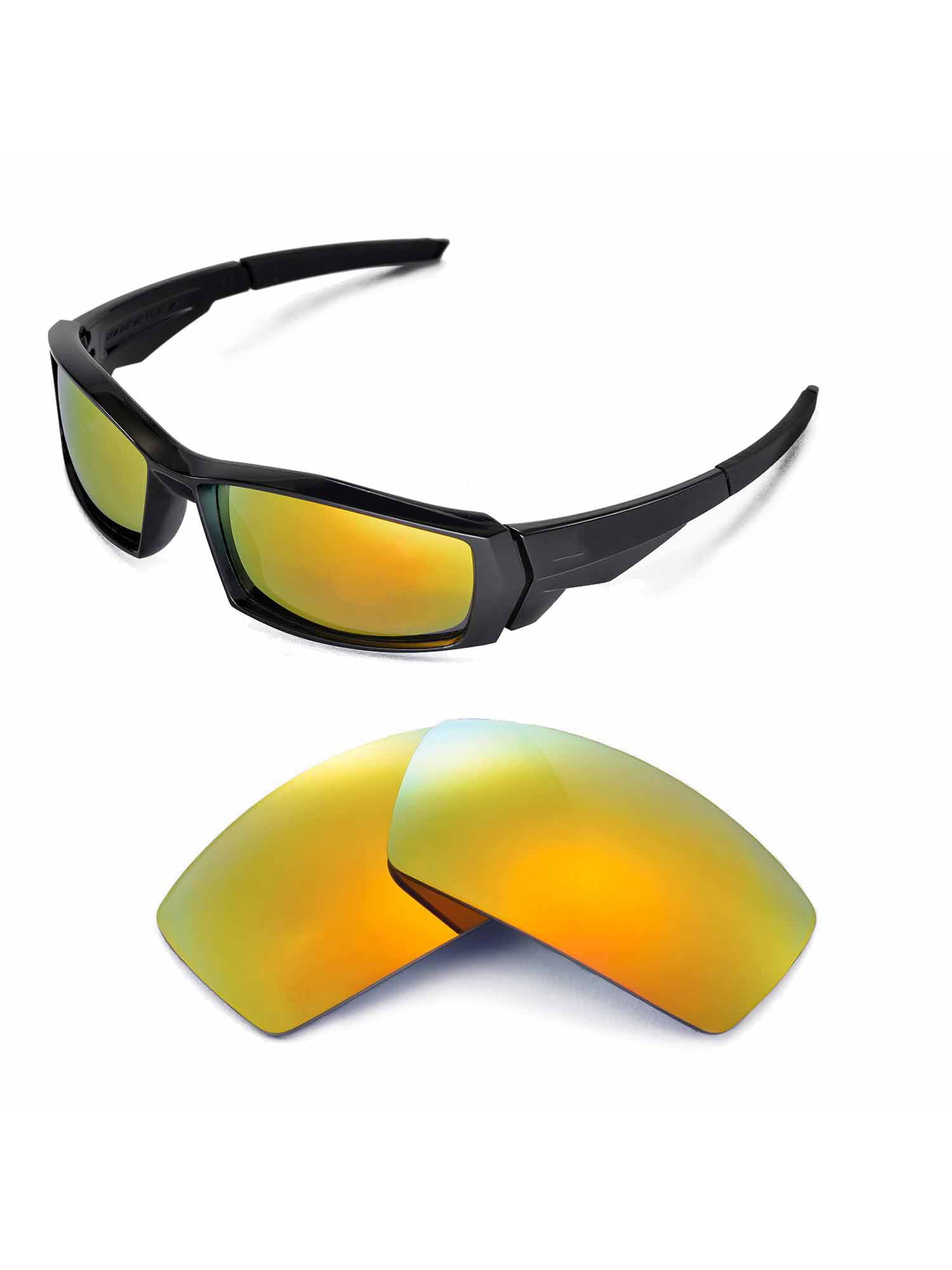 Walleva 24K Polarized Replacement Lenses for Oakley Canteen Sunglasses(2013&before) - Walmart.com