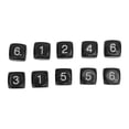 thumbnail image 3 of Juego De Dados Poliédricos, Números Transparentes De Plástico Duradero, Dados Numéricos De 16mm, 20 Piezas, Desarrollo De Inteligencia Para Juegos De Mesa ANGGREK Otros, 3 of 8