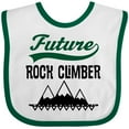 thumbnail image 3 of Inktastic Rock Climbing Future Climber Boys or Girls Baby Bib, 3 of 4