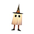 thumbnail image 3 of BELOVING Halloween Hanging Ghost Hat Light Creative Glowing Ghost for Patio Yard Tree Orange, 3 of 10